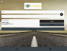 Tablet Screenshot of pktravels.net